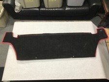 Bentley 1987 Arnage Turbo R Black carpet + red pipping rear package tray deck