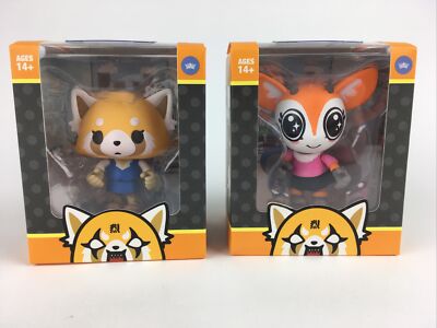 Aggretsuko Action Vinyls   Aggretsuko & Tsunoda   The Loyal Subjects   By Sanrio