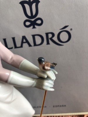 Lladro 7618 Garden Song Retired! Original Grey Box! Mint Condition