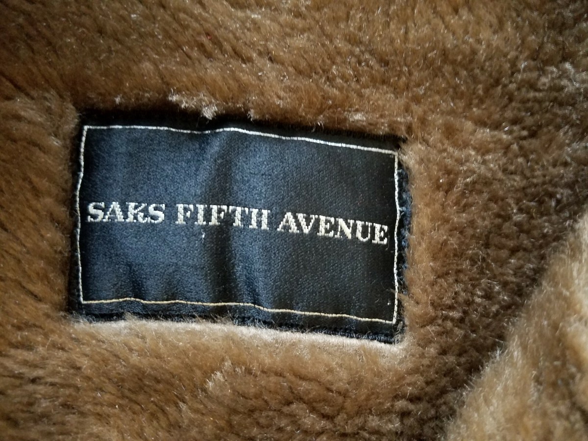 Vintage Saks Fifth Avenue Suede Leather Over Coat 46 Long Vintage Saks Fifth Avenue Suede Leather Over Coat 46 Long