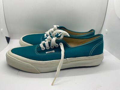 Vans Era 1980s Vintage Made in USA size 8W Teal Blue Authentic | eBay