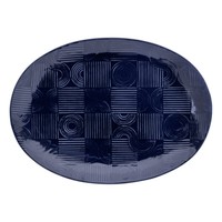 Maxwell & Williams DR0453 Platte 41 X 30 Cm Arc Oval, Indigoblau, Premium-Ker...