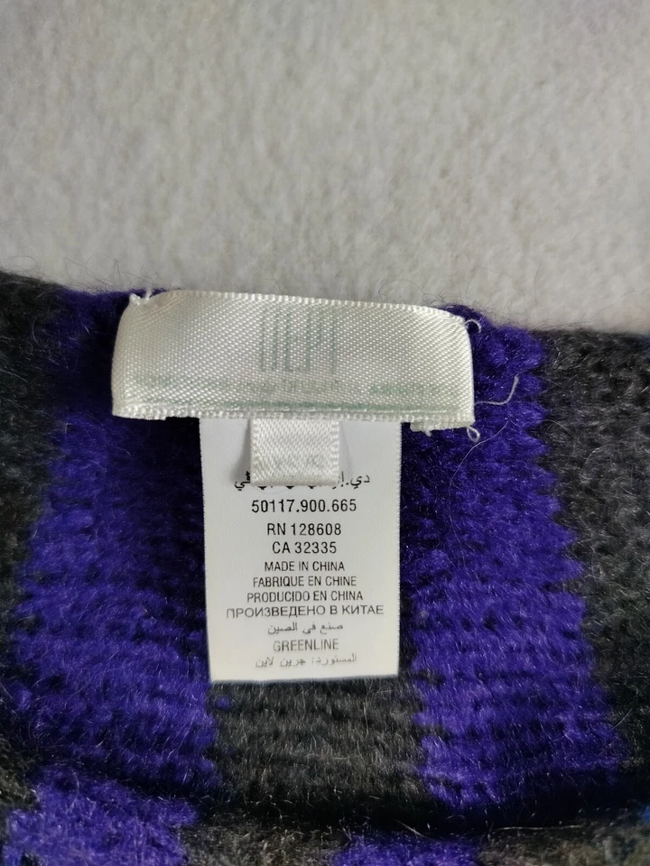 Vintage Sweater Women's XS Multicolor Mohair 80's Cabincore Cozycore Cozy Dept - Image 4 of 4