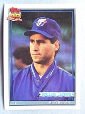 Bud Black #292 Topps 1991 Baseball Card (Toronto Blue Jays) 