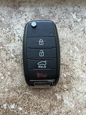 2014 - 19 KIA SOUL FLIP KEY REMOTE FOB (4-BUTTON) FCC: OSLOKA-875T EXCELLENT!
