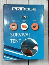 3-In-1 SurvivalTent Emergency 2 Person Tent  ( Lamp & Whistle) 8'x4'