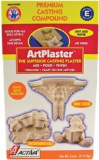 ACTIVA ArtPlaster Premium White Plaster of Paris for Sculpting and Crafts