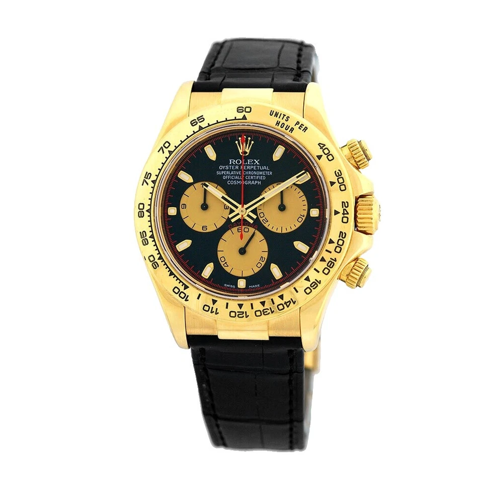 Relojes de pulsera de cuero Rolex Cosmograph Daytona