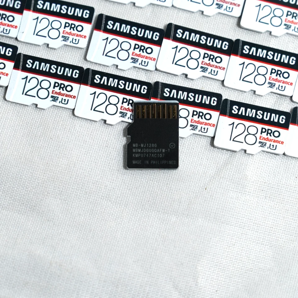 LOTE-10 tarjetas de memoria Samsung 128GB PRO Endurance MicroSDXC UHS-I Foto 2 de 2