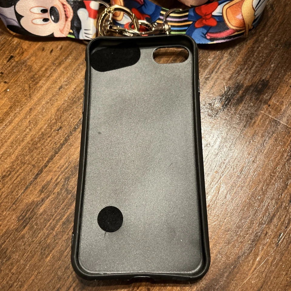 Funda protectora híbrida para iPhone, iPhone 7 Plus de Disney - Love Minnie Mouse con cordón Foto 3 de 4