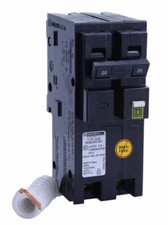 Square D HOM220CAFI 20 A Miniature Circuit Breaker
