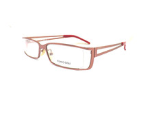 Vintage Pink Metal Eyeglass Frame Women RG44803 Romeo Gigli