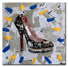 Me -Shoes - Pop Art, Urban Art, Contemporary Art L. Edition Giclee on Paper