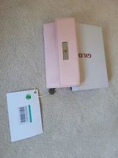 Womens Pink Genuine Leather Long Wallet by Giudi.  Made in Italy Free Shipping