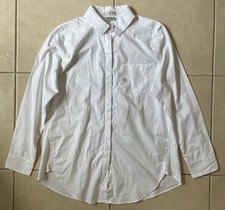 NEW VAN HEUSEN MEN'S LARGE LONG SLEEVE WHITE SHIRT