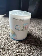 Memorex CD-R 100 Pack 52X 700mb 80Min Digital Media Factory Sealed