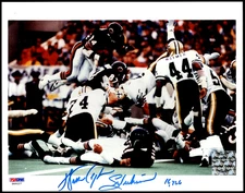 WALTER PAYTON PSA/DNA SIGNED & INSCRIBED 8X10 PHOTOGRAPH CHICAGO BEARS AUTOGRAPH