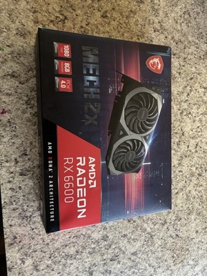MSI AMD Radeon RX 6600 MECH 2X 8GB GDDR6 DirectX 12 HDMI/DP PCIe 4.0