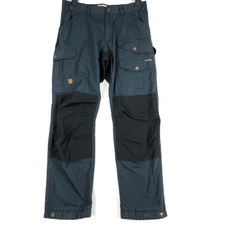 Fjallraven Vidda Pro Pants Mens 32 Reg Blue G-1000 Technical Trekking Cargo