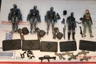 HASBRO Assorted Lot of GI Joe Action Figures  LOT OF 5 WITH EXTRA SOLD AS IS