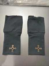 TOMMIE COPPER Recovery Wrist Sleeves With Palm Pair Size S Dove Grey