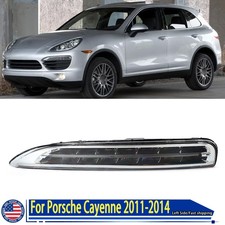 Front Left Bumper Led Drl Fog Light Daytime Running For Porsche Cayenne 2011-14