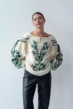 Woman Vyshyvanka Ukrainian embroidery embroidered blouse 100  Linen S-XXXL