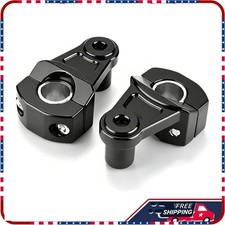 2PCS Motorcycle Handlebar Riser Clamp for 7/8" to 1 1/8" 22-28mm Bar Mount Clamp