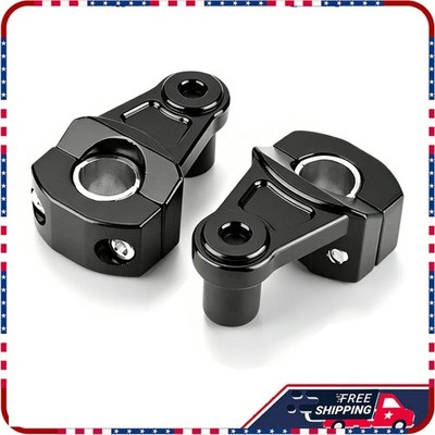 2PCS Motorcycle Handlebar Riser Clamp for 7/8'' to 1 1/8'' 22-28mm Bar Mount Clamp