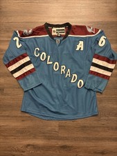 Reebok Paul Stastny #26 Colorado Avalanche NHL Hockey Jersey Size 52 Spell Out