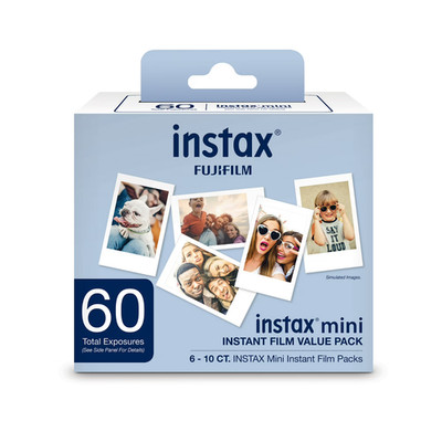 Fujifilm Instax Mini Instant Film - 60 Exposures (600016111) FREE SHIP