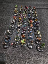 Heroclix Miniatures Lot 50 Marvel DC Comics Super Hero Figures Wizkids Lot 1