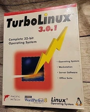 Turbo Linux 3.0.1 Complete 32 Bit Operating System Office Suite Work Station 