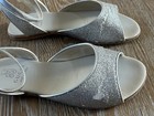 GUCCI Girls Silver Glitter Sandals Size EURO 31/US 13 Made In Italy! — photo 5