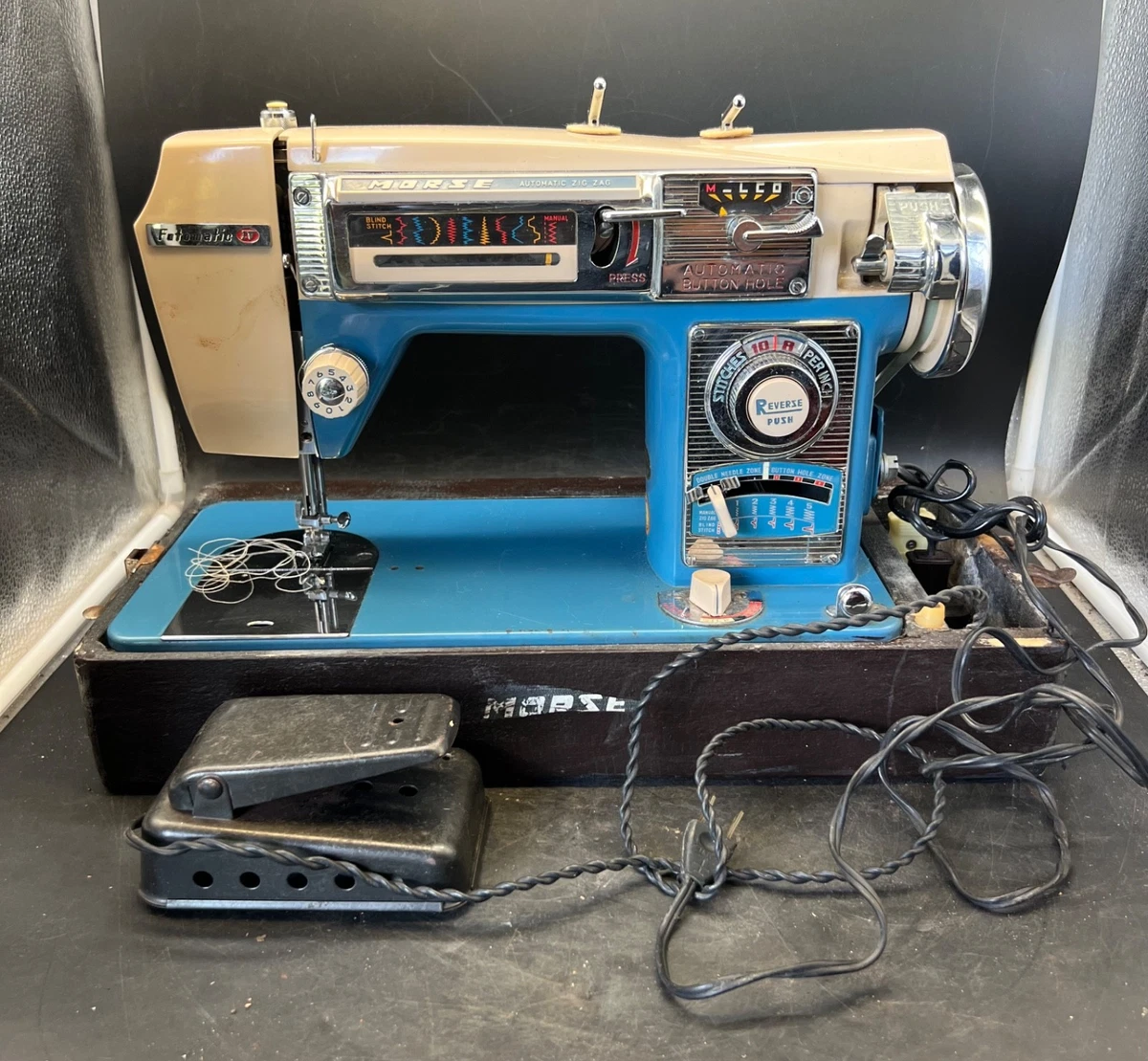 Blue Vintage Original Collectible Sewing Machines for sale | eBay