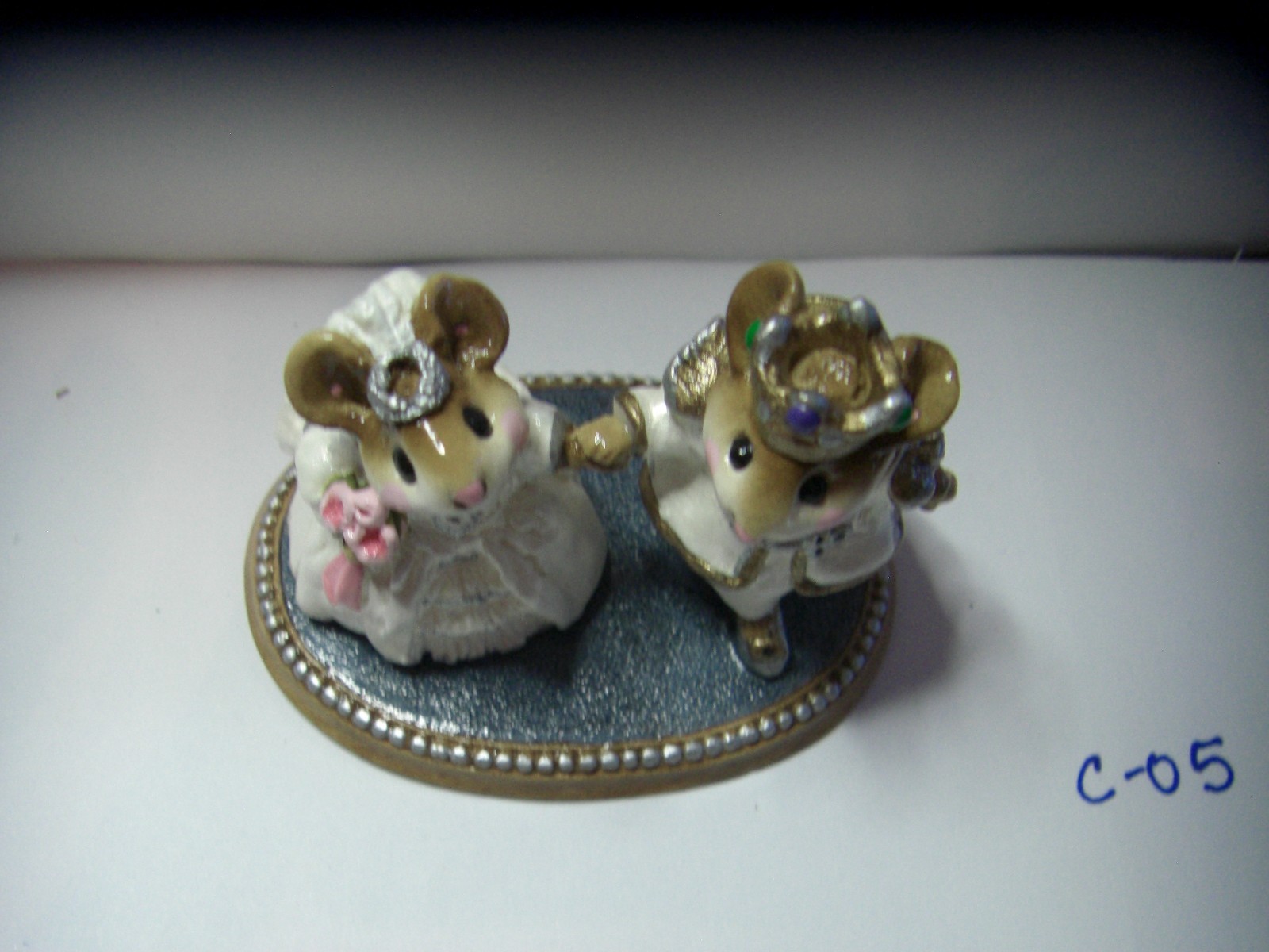 1988 Wee Forest Folk Mouse Cinderella Wedding Mice Lot C05 C02 C1A C6  Peterson