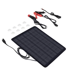 Renogy 10W 12V Solar Panel Battery Charger Maintainer Trickle Charge Boat RV Car