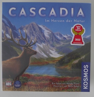 NEU & OVP: CASCADIA! Das Spiel des Jahres 2022! Wirklich IN FOLIE