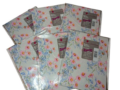 Vintage American Greeting Wrapping Paper Gift Wrap Scented Floral Lot Of 6