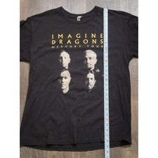 Imagine Dragons Mercury World Tour Black T Shirt XL