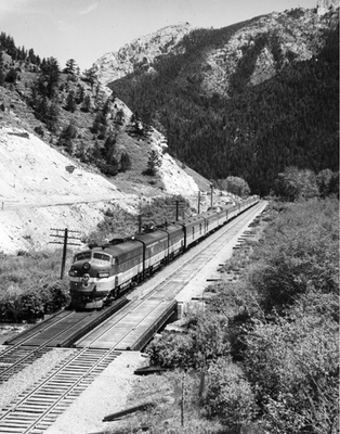 #ad #ad Passenger train Northern Pacific#x27;s North Coast Limited Photo 8.5x11 $15.00