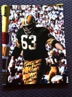 Fuzzy Thurston Signed Autograph 8x10 Photo Packers "6 x World Champion" JSA