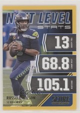 2021 Score Next Level Stats Gold Russell Wilson #NL3 9o3