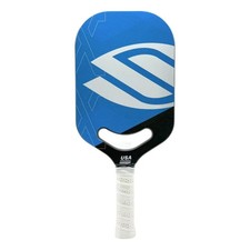T700 Carbon Fiber Control Air Invikta Pickleball Paddle Blue Edgeless Smile Hole
