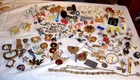 LOT  4+ Lbs. Vintage Costume Jewelry CRAFTING/REPAIR/'Fixings'/Whole-Singles-Prs