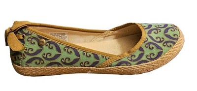 UGG Mint Tea Indah Marrakech Slip-On Flat Comfort Women 7 Shoe Boho-Chic 