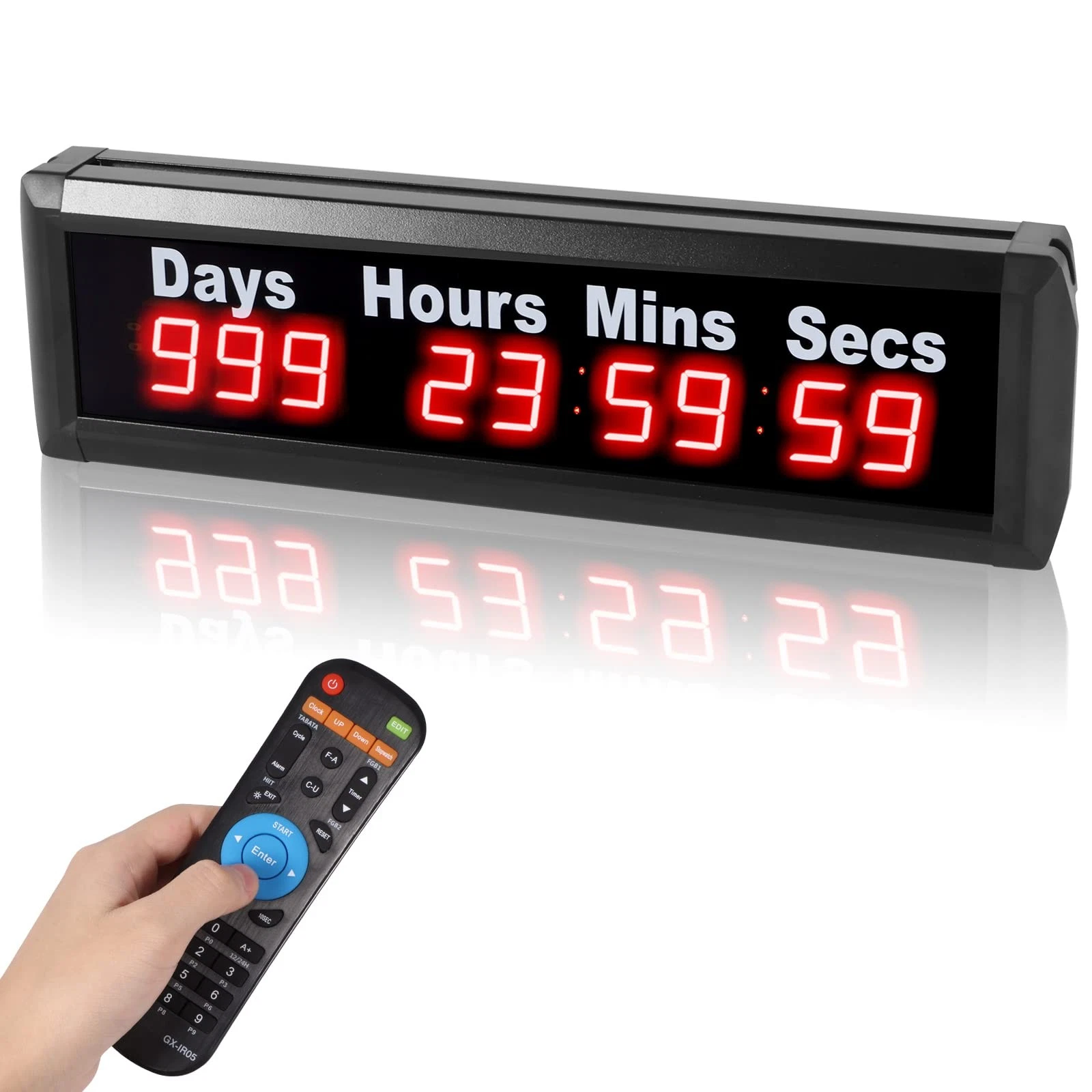 Spolehli Days Countdown Clock, Yearly Clocks 999 Hours Minutes Seconds 1.0