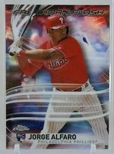 Jorge Alfaro 2017 Topps Chrome #FF-7 Rookie Card (RC) Freshman Flash Phillies