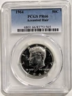 1964 Accented Hair PCGS PR66 Kennedy Proof Silver Half Dollar Nice Light Cameo