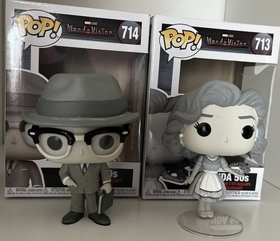 Funko Pop! Marvel WandaVision Vision 50s 714 und Wanda 50s 713